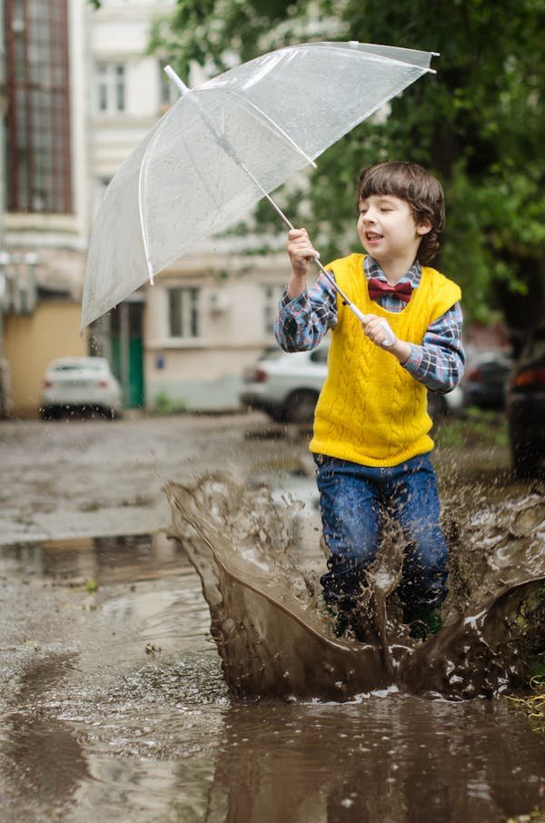 Parapluies enfants : couvertes de couleurs et de joie!